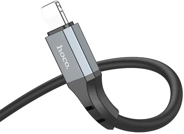 Кабель Hoco X92 Honest IP USB m-Lightning m 3м черный коробка - фото 4