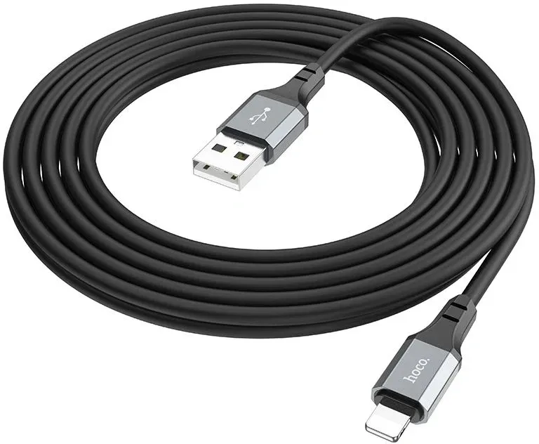 Кабель Hoco X92 Honest IP USB m-Lightning m 3м черный коробка - фото 5
