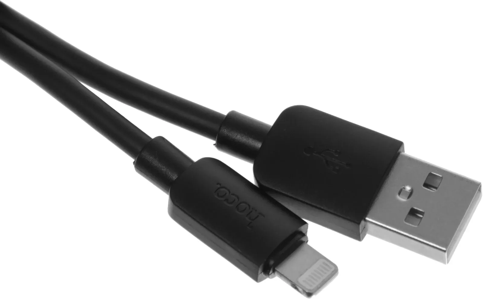 Кабель Hoco X96 Hyper iP USB m-Lightning m 1м черный коробка - фото 4