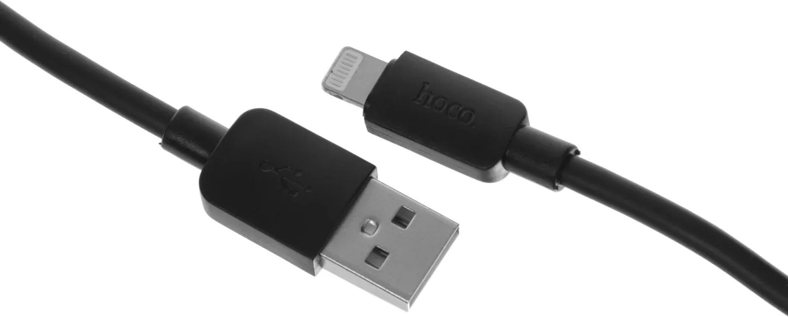 Кабель Hoco X96 Hyper iP USB m-Lightning m 1м черный коробка - фото 5
