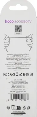 Кабель Hoco X96 Hyper iP USB m-Lightning m 1м черный коробка - фото 7