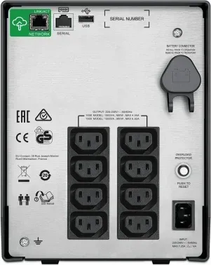 Источник бесперебойного питания APC Smart-UPS C SMC1500IC 900Вт 1500ВА черный - фото 3