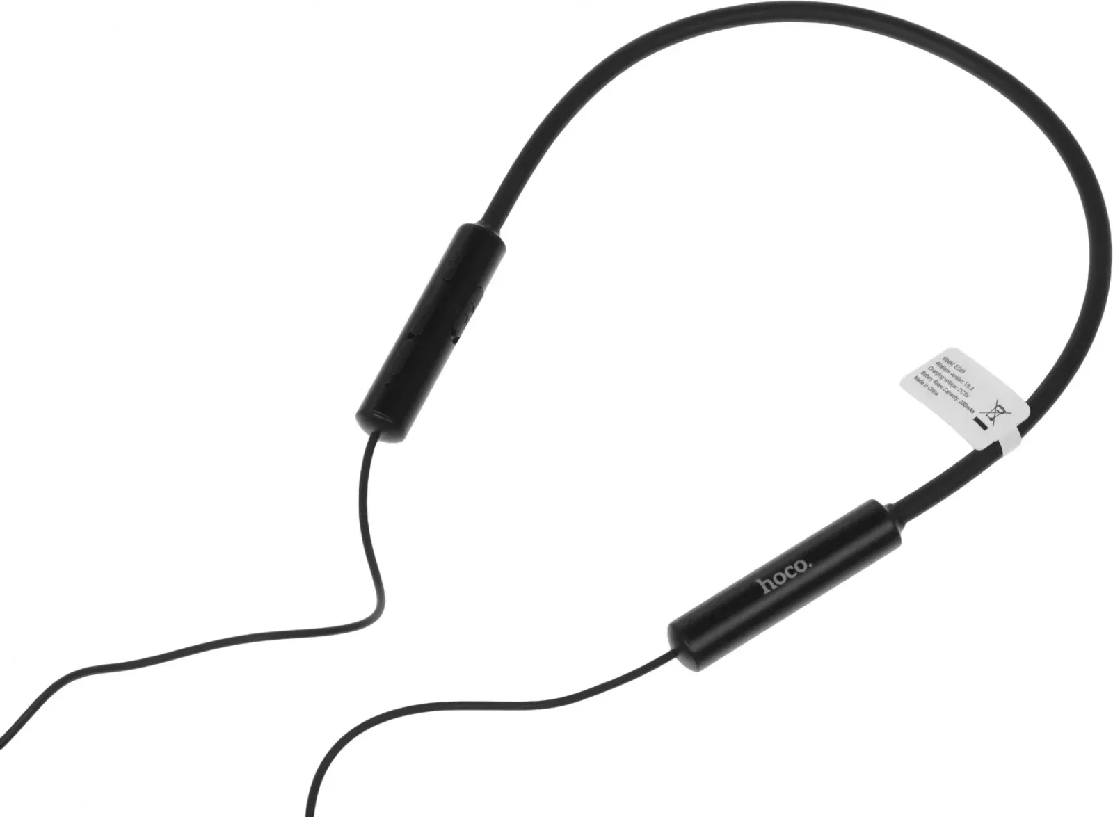 Гарнитура внутриканальные Hoco ES69 черный беспроводные bluetooth шейный обод - фото 7
