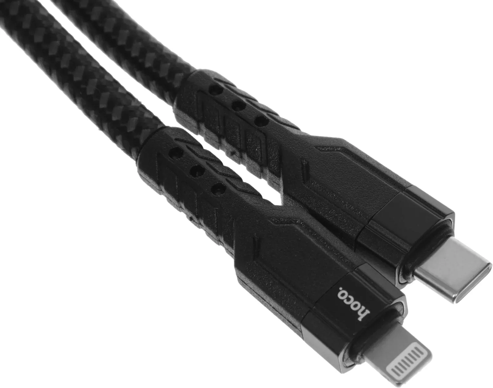 Кабель Hoco U110 iP PD USB Type-C m-Lightning m 1.2м черный коробка - фото 5