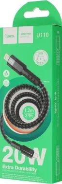 Кабель Hoco U110 iP PD USB Type-C m-Lightning m 1.2м черный коробка - фото 7