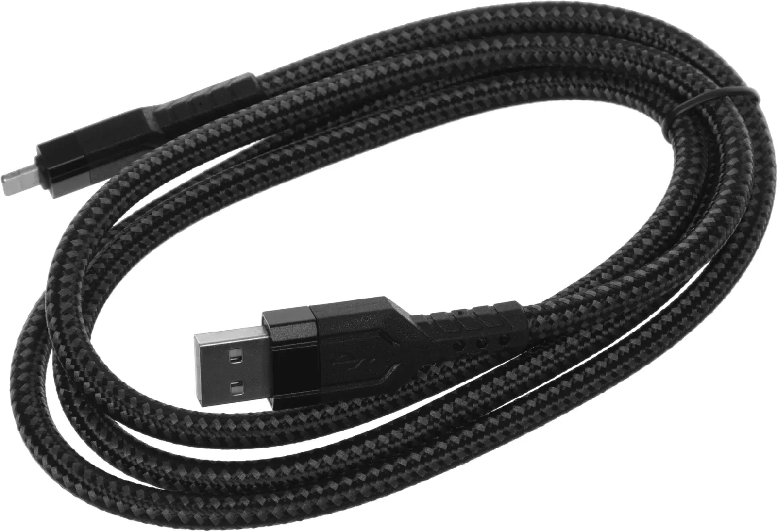 Кабель Hoco U110 iP USB m-Lightning m 1.2м черный коробка - фото 5
