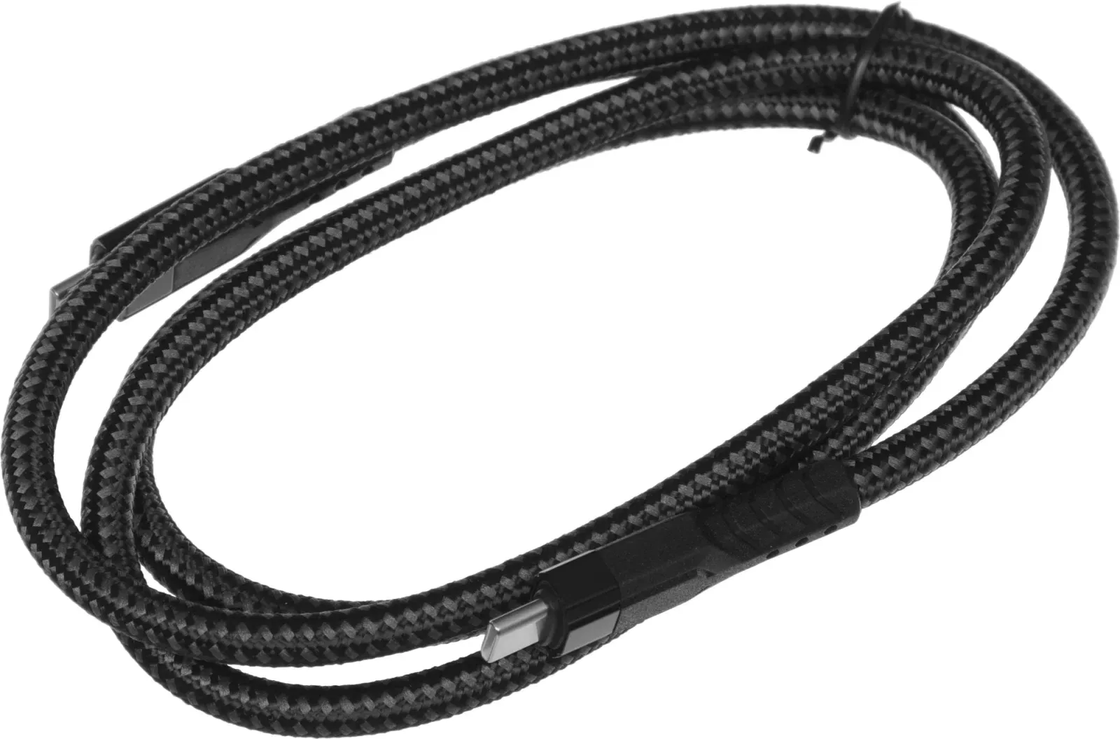 Кабель Hoco U110 Type-C to Type-C USB Type-C m-USB Type-C m 1.2м черный коробка - фото 6