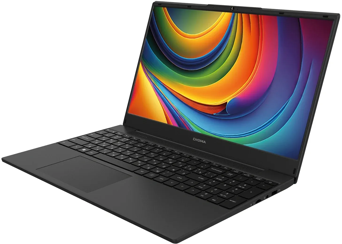 Ноутбук Digma EVE A5820 Ryzen 3 3200U 8Gb SSD256Gb AMD Radeon Vega 3 15.6 IPS FHD 1920x1080 Windows 11 Pro black WiFi BT Cam 4500mAh DN15R3-8CXW02 - фото 7