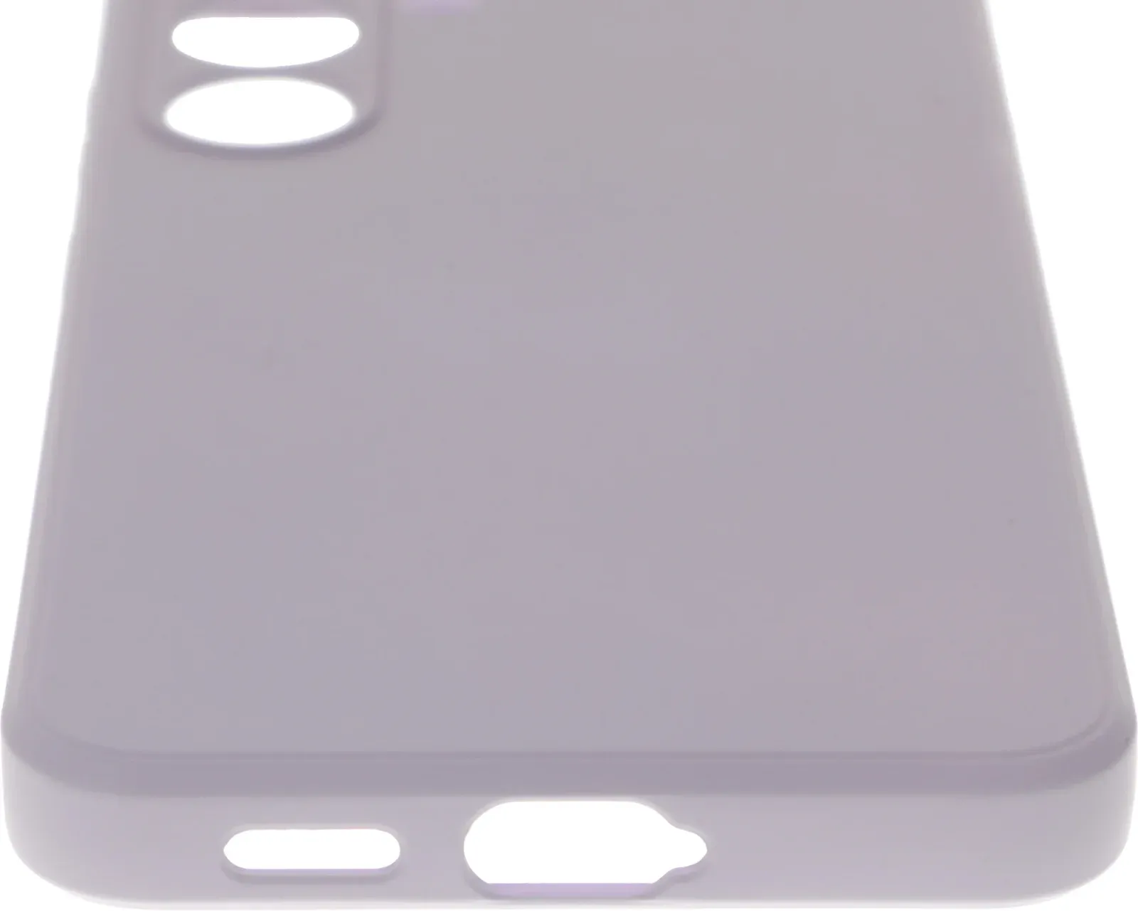 Чехол клип-кейс BoraSCO для Samsung Galaxy S24 Microfiber Case лавандовый 72948 - фото 6