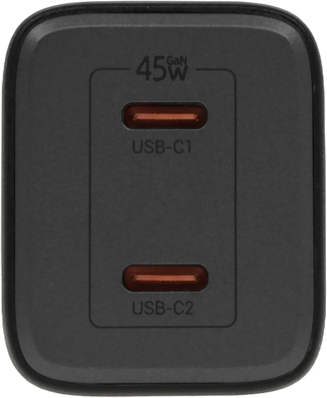 Сетевое зар./устр. Hoco N42 Elogiado 45W 3A+2.25A PD+QC+AFC 2xUSB type-C универсальное черный - фото 6