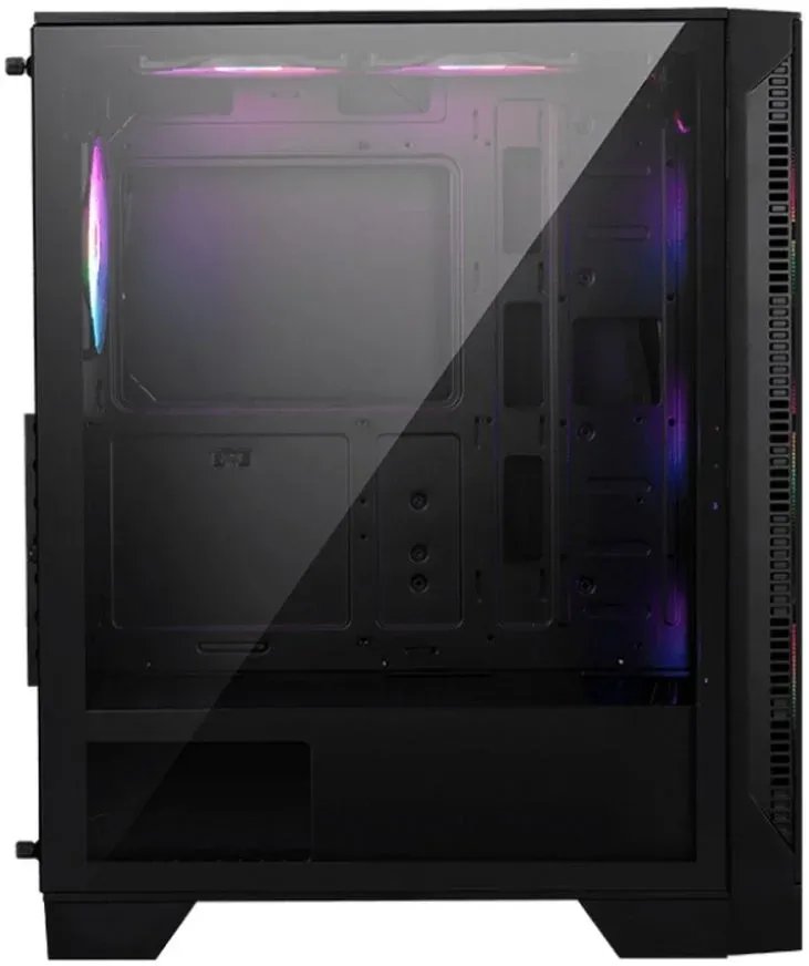 Корпус MSI MAG Forge 120A черный без БП ATX 2x120mm 2xUSB3.0 audio bott PSU - фото 4