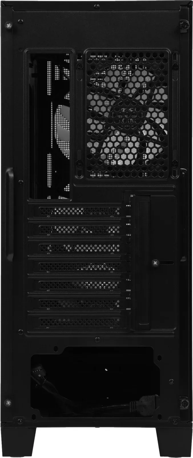 Корпус MSI MAG Forge 120A черный без БП ATX 2x120mm 2xUSB3.0 audio bott PSU - фото 5