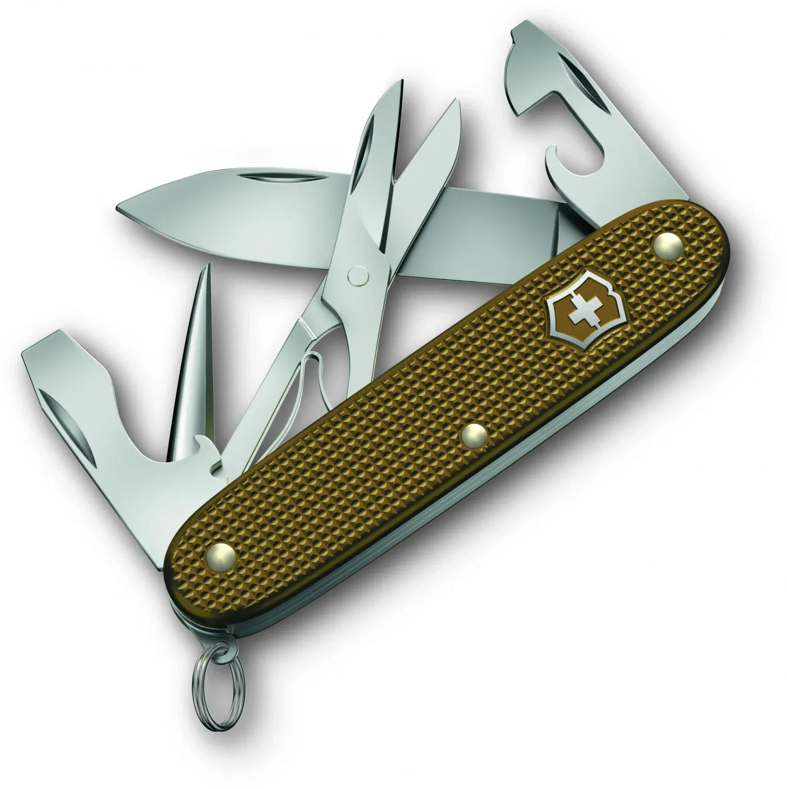 Нож перочинный Victorinox Pioneer X Alox LE 2024 0.8231.L24 93мм 9функц. коричневый подар.коробка - фото 3