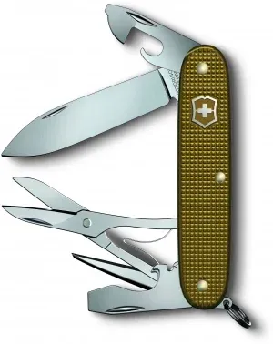 Нож перочинный Victorinox Pioneer X Alox LE 2024 0.8231.L24 93мм 9функц. коричневый подар.коробка - фото 6