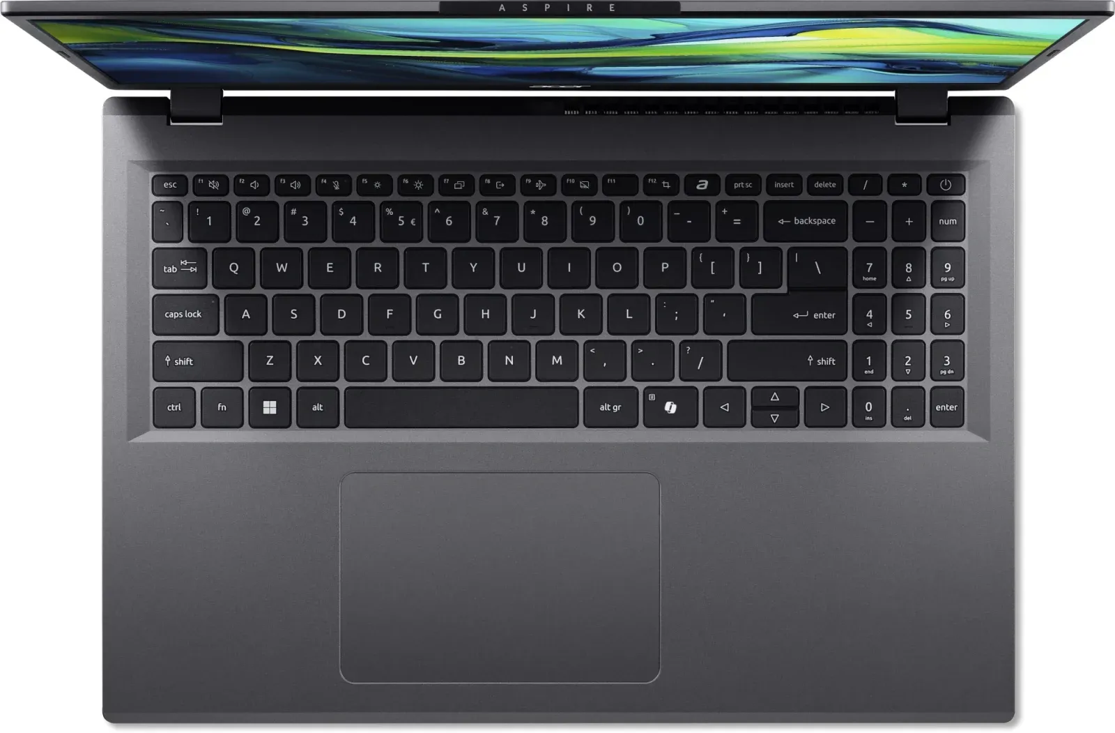 Ноутбук Acer Aspire 16 A16-51GM-57T5 Core 5 120U 8Gb SSD512Gb NVIDIA GeForce RTX 2050 4Gb 16 IPS WUXGA 1920x1200 без ОС metall WiFi BT Cam NX.KXUCD.001 - фото 4