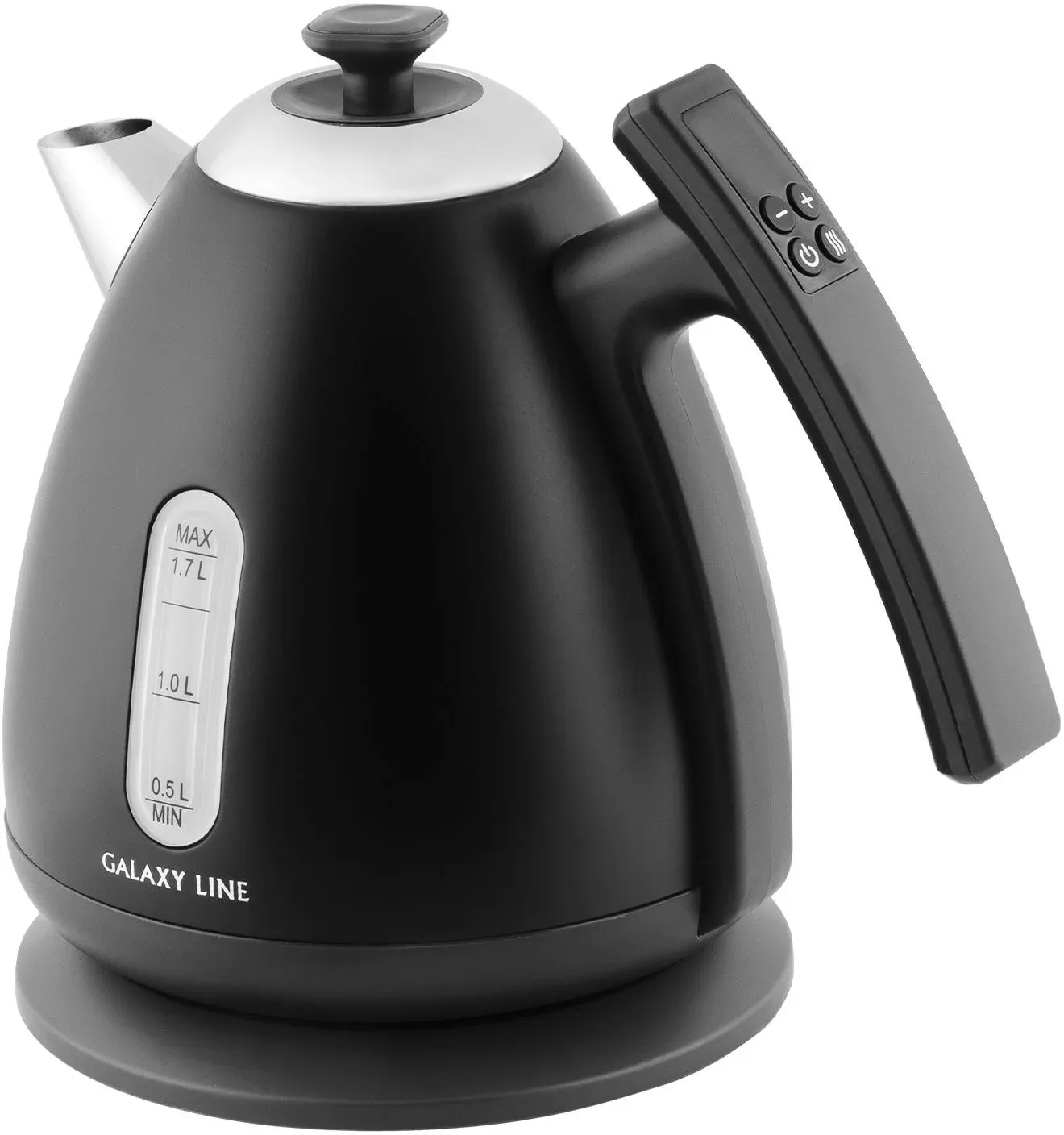 Чайник электрический Galaxy Line GL 0343 1.7л. 2200Вт черный корпус: металл/пластик ГЛ0343ЛНЕФ - фото 4