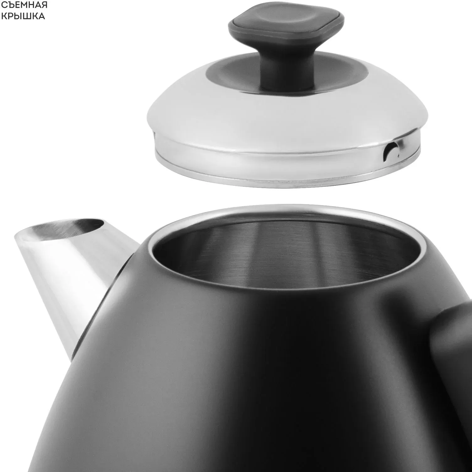 Чайник электрический Galaxy Line GL 0343 1.7л. 2200Вт черный корпус: металл/пластик ГЛ0343ЛНЕФ - фото 7