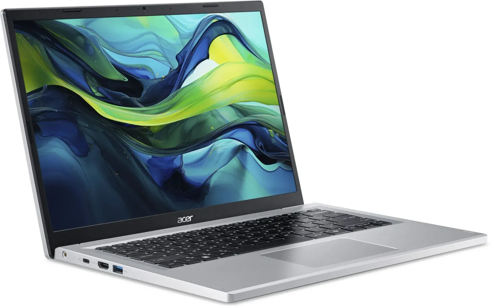 Ноутбук Acer Aspire Go AG14-31P-36DD Core i3 N305 8Gb SSD512Gb Intel UHD Graphics 14 IPS WUXGA 1920x1200 без ОС silver WiFi BT Cam NX.KXECD.002 - фото 2