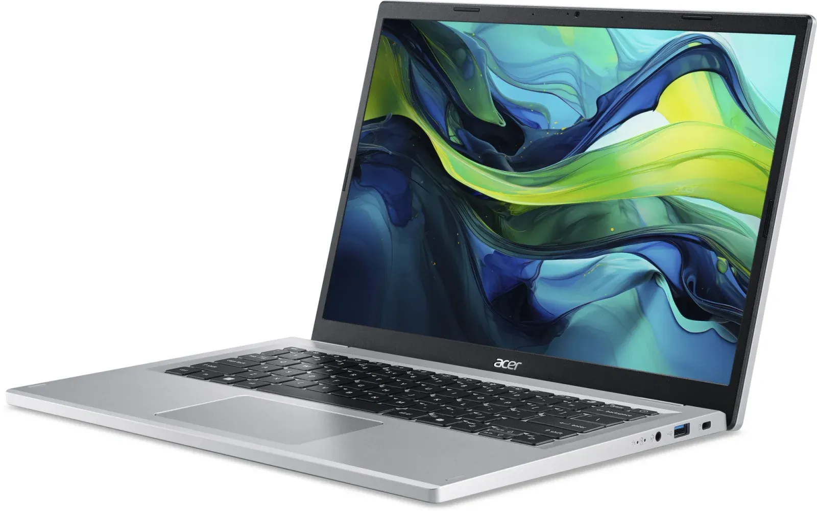 Ноутбук Acer Aspire Go AG14-31P-36DD Core i3 N305 8Gb SSD512Gb Intel UHD Graphics 14 IPS WUXGA 1920x1200 без ОС silver WiFi BT Cam NX.KXECD.002 - фото 3