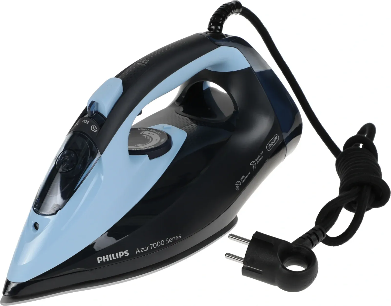 Утюг Philips DST7041/20 2800Вт черный/синий - фото 3