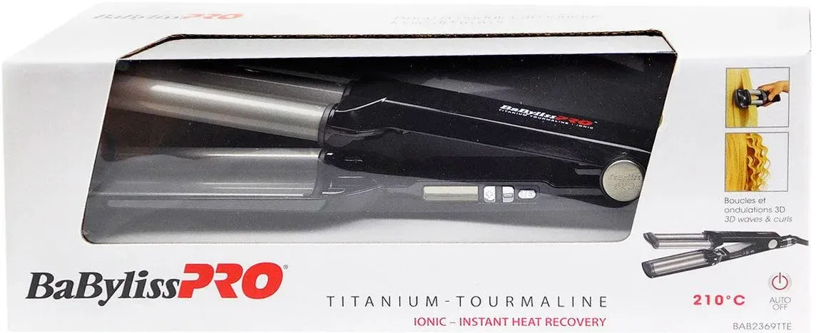 Щипцы Babyliss Pro BAB2369TTE 79Вт черный макс.темп.:210С покрытие:титаново-турмалиновое - фото 4