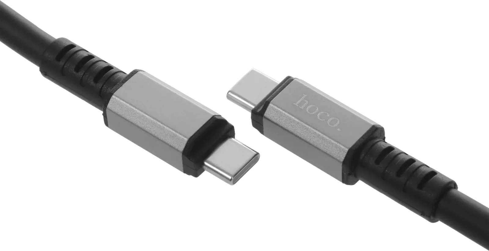 Кабель Hoco X85 Type-C to Type-C USB Type-C m-USB Type-C m 1м черный - фото 5