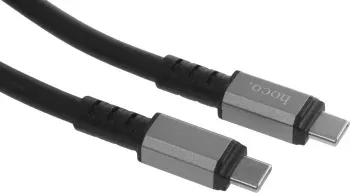 Кабель Hoco X85 Type-C to Type-C USB Type-C m-USB Type-C m 1м черный - фото 7