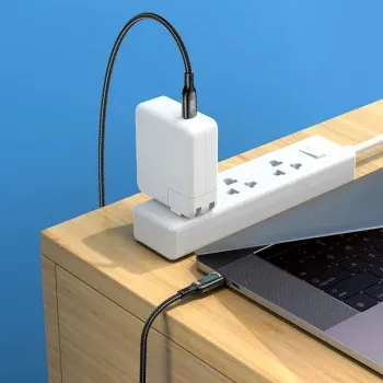 Кабель Hoco S51 100W Extreme USB Type-C m-USB Type-C m 1.2м черный - фото 7