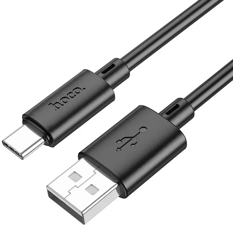 Кабель Hoco X88 Gratified X88 GRATIFIED TYPE-C USB m-USB Type-C m 1м черный - фото 1