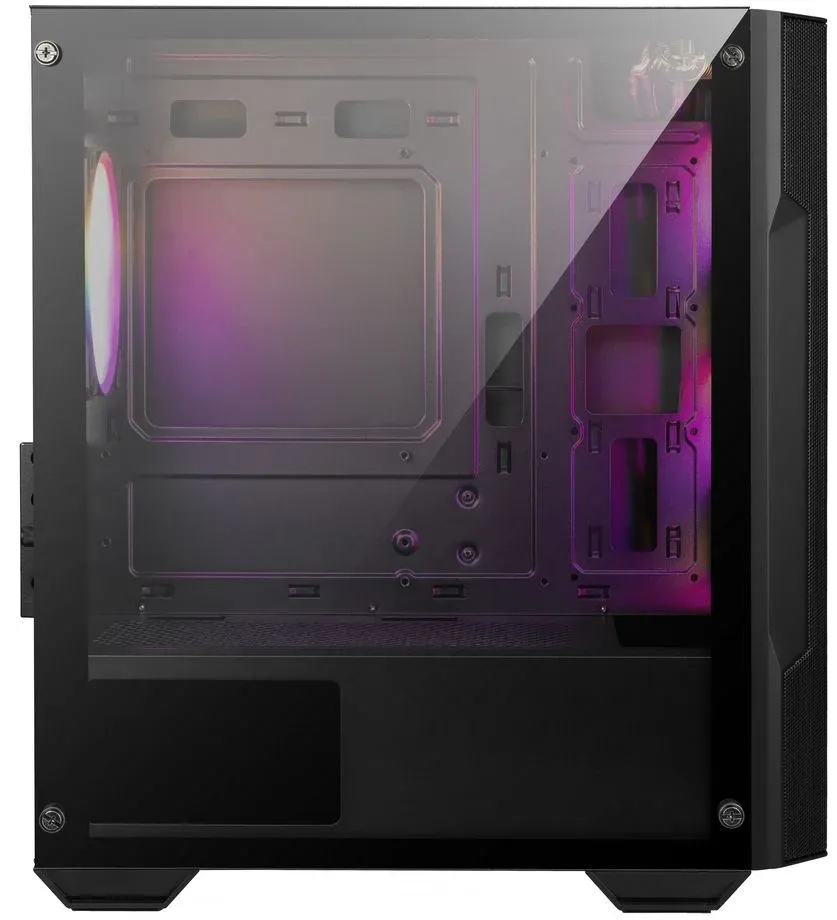 Корпус MSI MAG Forge M100A черный без БП mATX 2x120mm 2xUSB2.0 1xUSB3.0 audio bott PSU - фото 5
