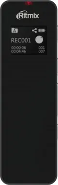 Диктофон Цифровой Ritmix RR-880 16Gb черный - фото 8