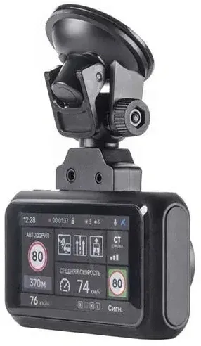 Видеорегистратор с радар-детектором Incar SDR-185 Manhattan черный 2160p 130гр. GPS Novatek NTK96670 - фото 3