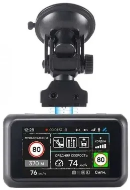 Видеорегистратор с радар-детектором Incar SDR-185 Manhattan черный 2160p 130гр. GPS Novatek NTK96670 - фото 6