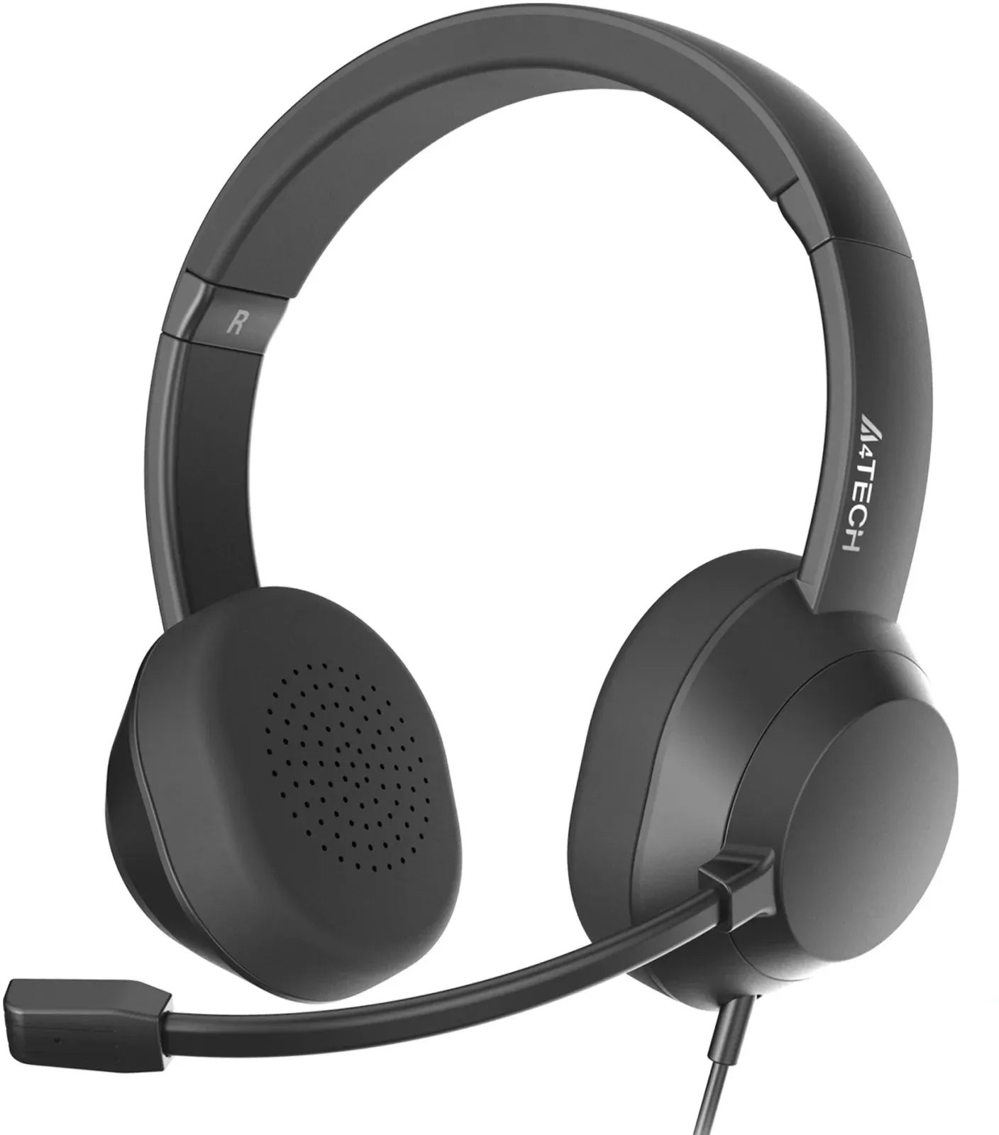 Гарнитуры наушники с микрофоном A4TECH Fstyler FH150U черный - фото 1