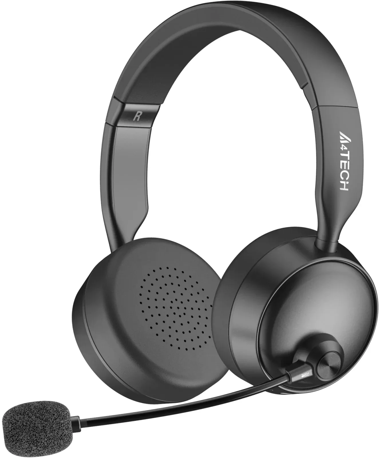 Наушники с микрофоном A4Tech BH230 черный мониторные BT оголовье BH230 BLACK - фото 1