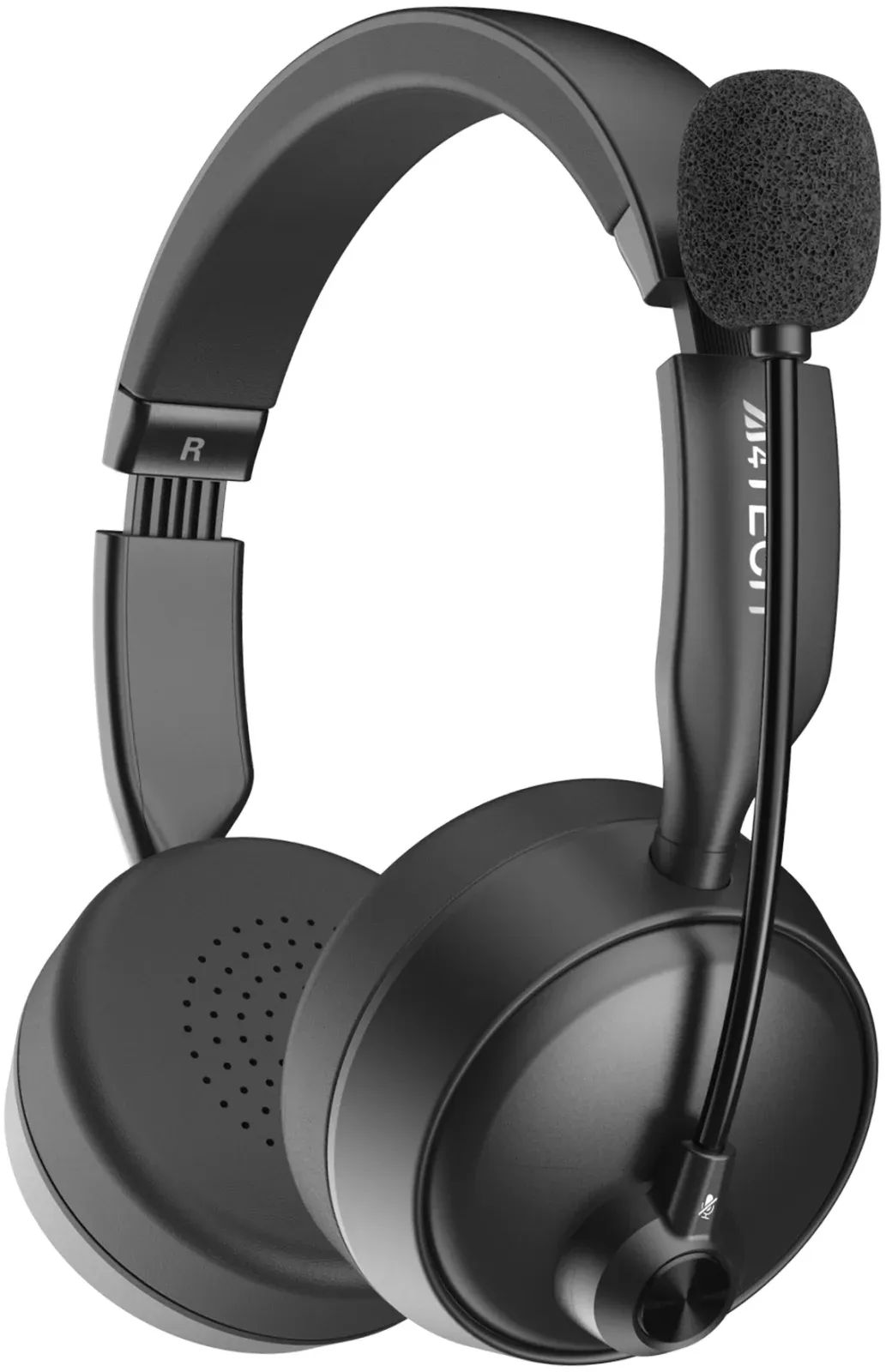 Наушники с микрофоном A4Tech BH230 черный мониторные BT оголовье BH230 BLACK - фото 4