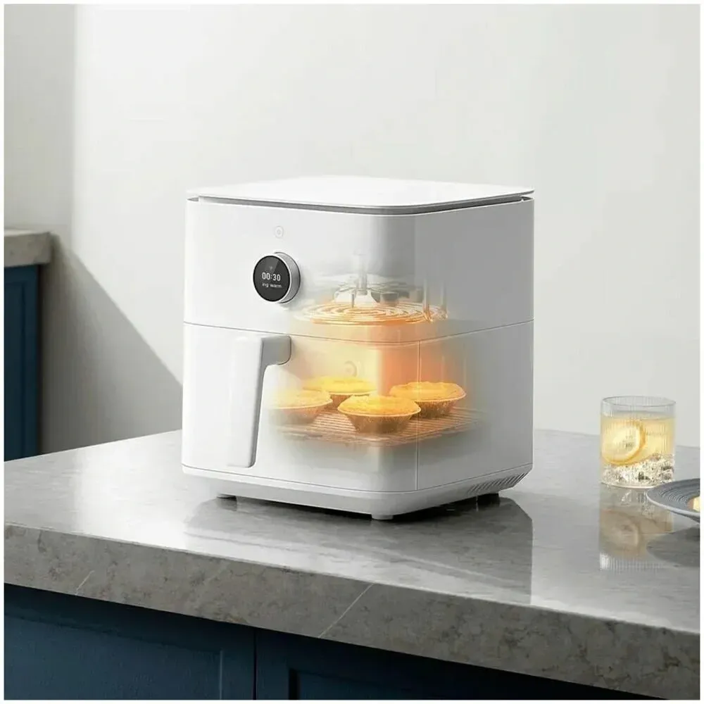 Аэрогриль Xiaomi Smart Air Fryer 6.5L EU 6.5л 1800Вт белый BHR7358EU - фото 1