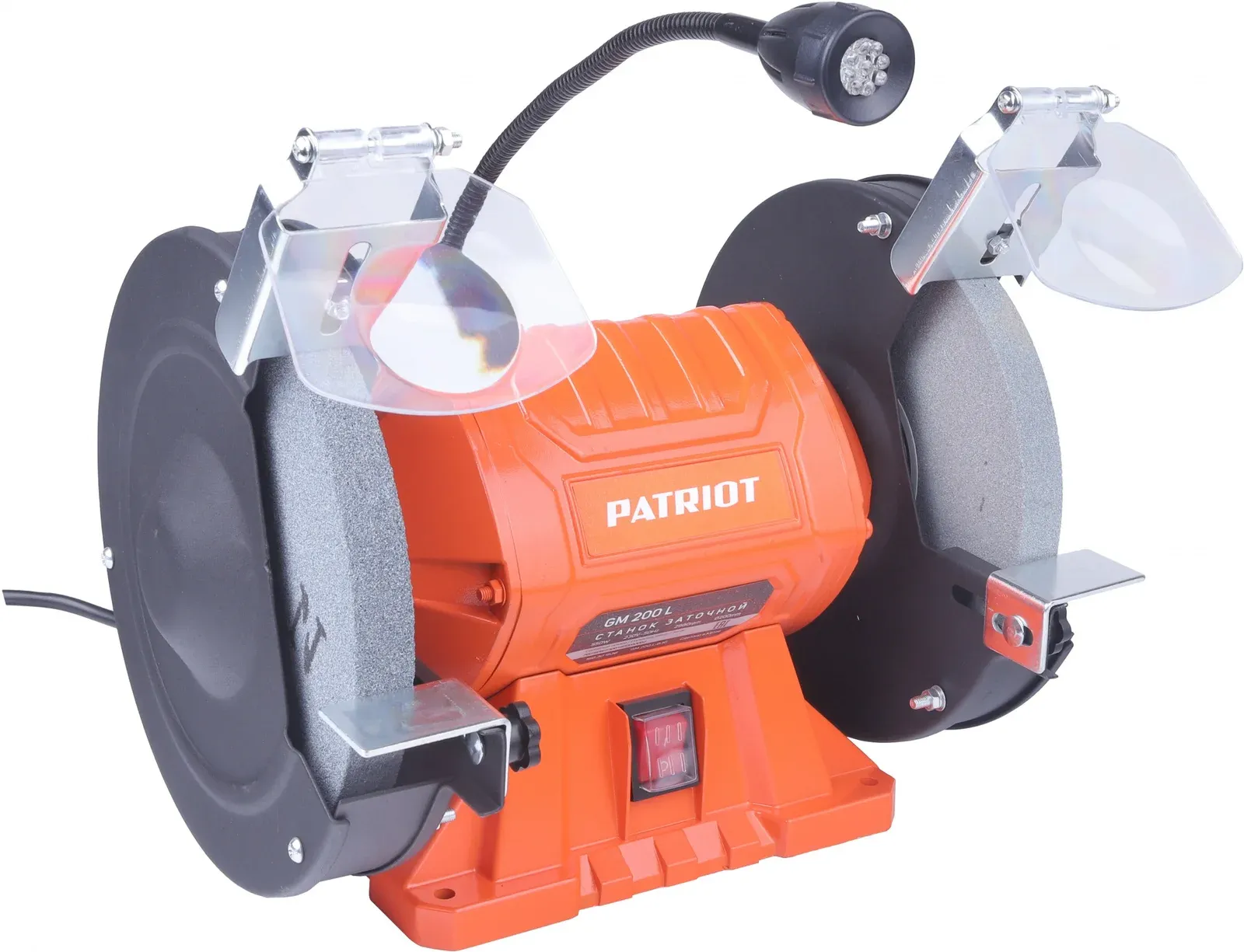 Электроточило Patriot GM 200 L Expert 550Вт 2980об/мин d=200мм t=20мм - фото 2
