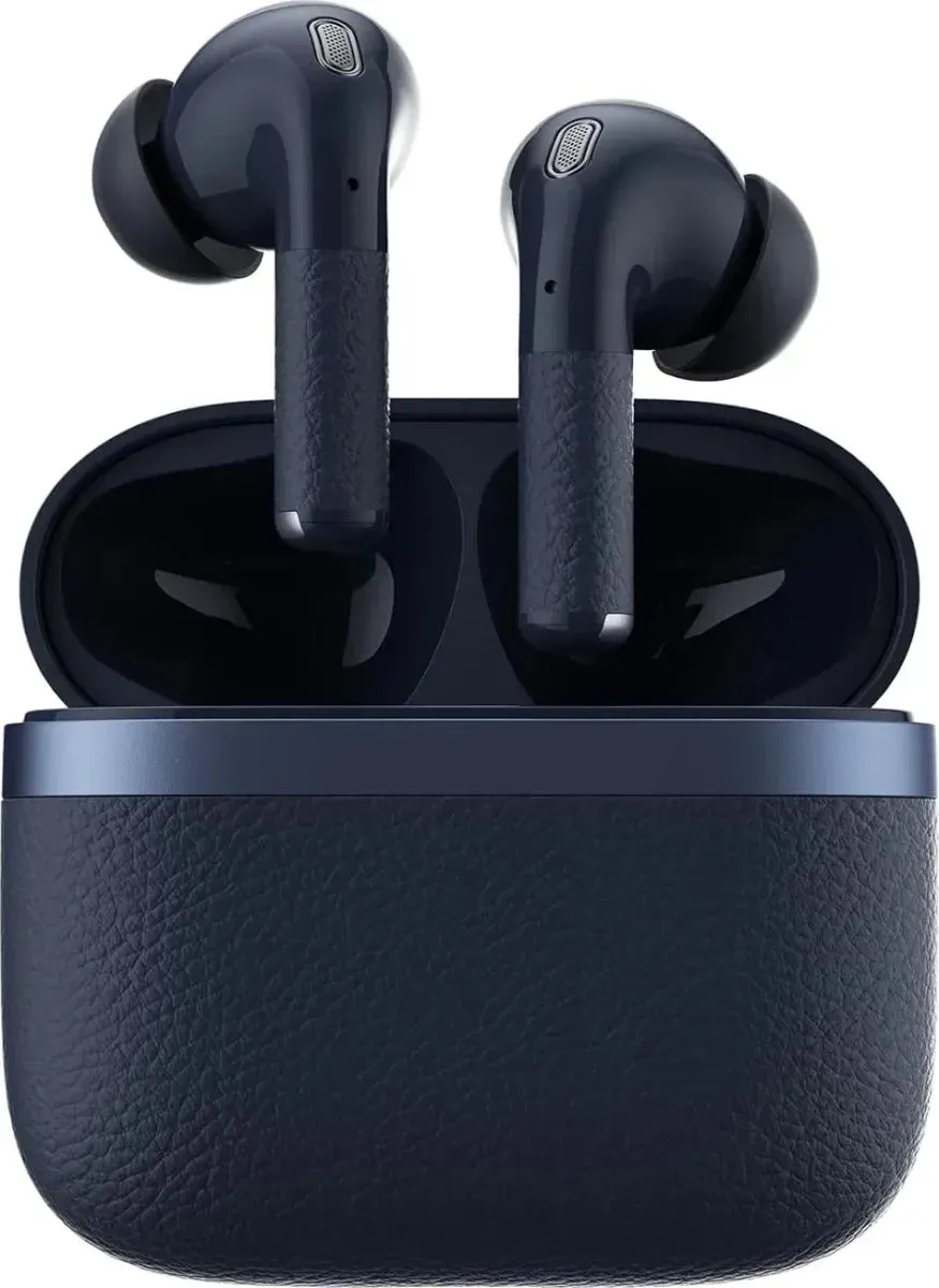 Гарнитура вкладыши Edifier W260NC т.синий беспроводные bluetooth в ушной раковине - фото 6
