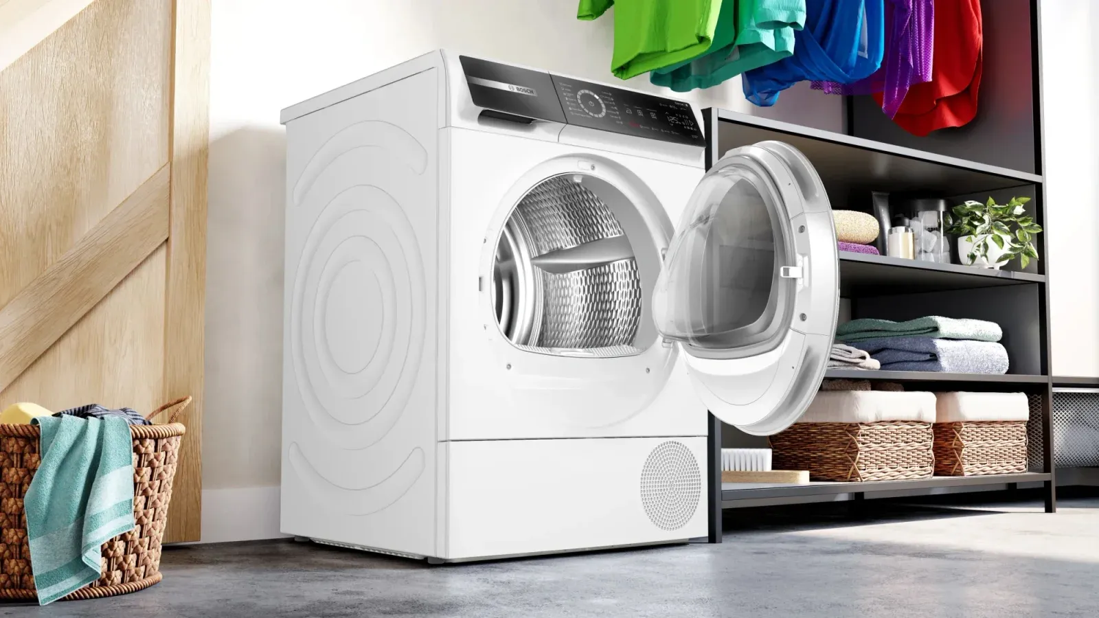 Сушильная машина Bosch Serie 8 WQB245B0ME пан.англ. кл.энер.:A+++ макс.загр.:9кг белый - фото 4