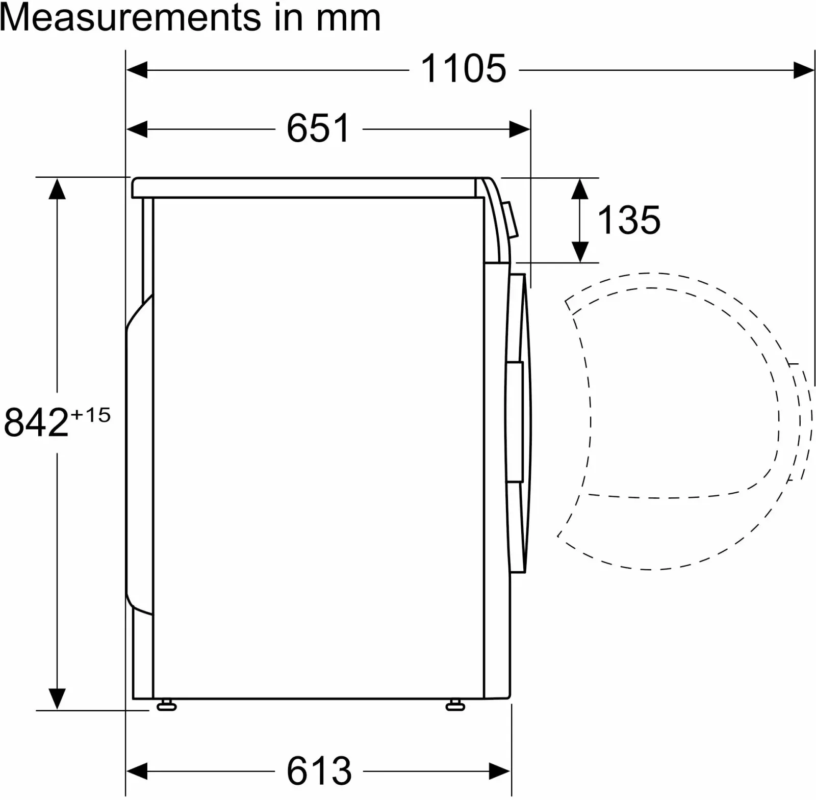 Сушильная машина Bosch Serie 8 WQB245B0ME пан.англ. кл.энер.:A+++ макс.загр.:9кг белый - фото 7