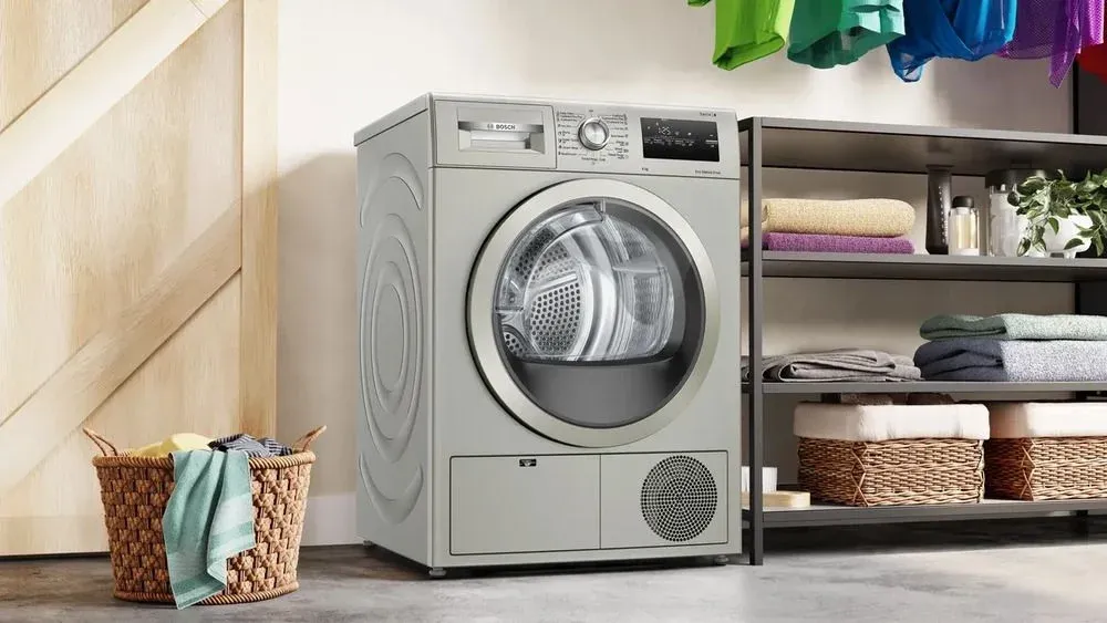 Сушильная машина Bosch Serie 4 WTN86202ME пан.англ. кл.энер.:A макс.загр.:8кг серебристый - фото 4