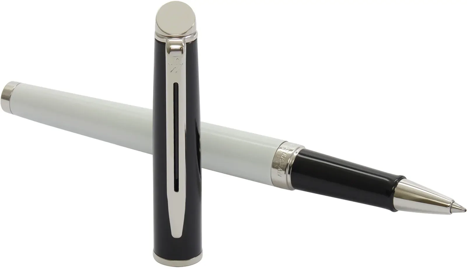 Ручка роллер Waterman Hemisphere Colour Blocking 2202845 черн/белый F черн. черн. подар.кор. - фото 6