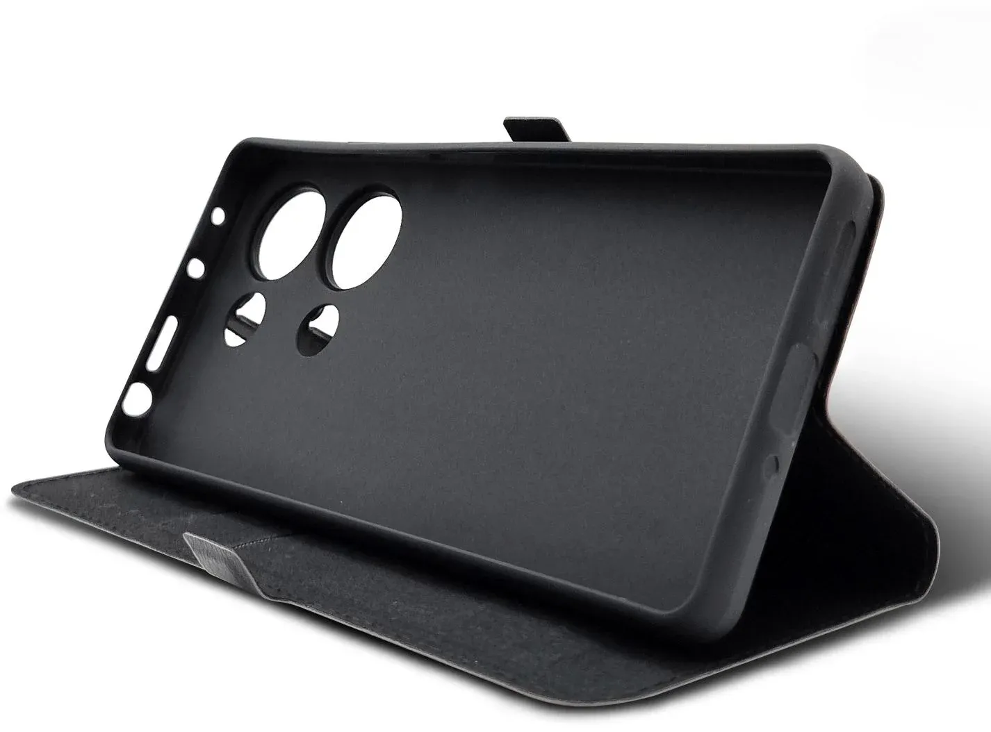 Чехол флип-кейс BoraSCO для Xiaomi Poco M6 Pro Book Case черный 73015 - фото 2