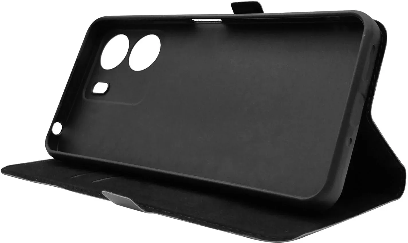 Чехол флип-кейс BoraSCO для Xiaomi Redmi 13C Book Case черный 72834 - фото 2