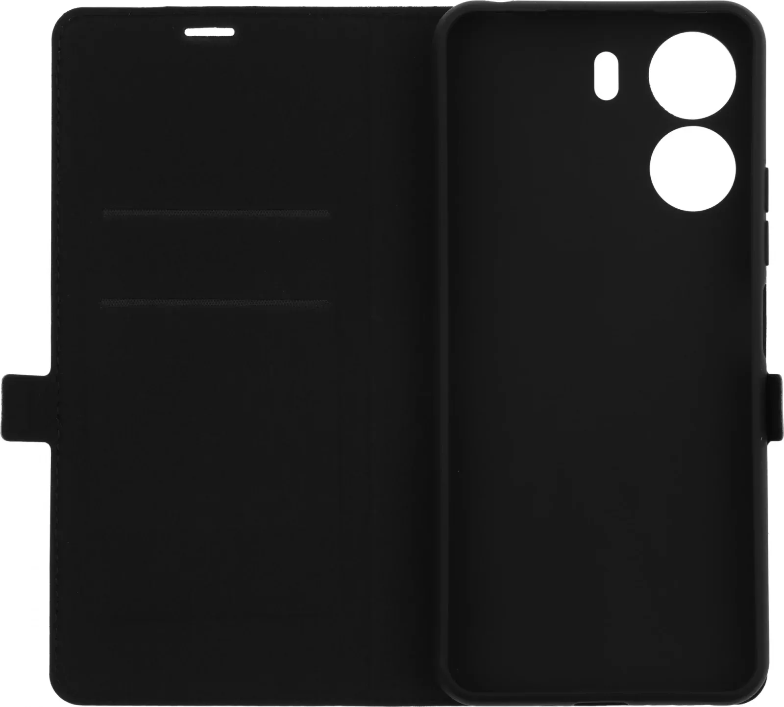 Чехол флип-кейс BoraSCO для Xiaomi Redmi 13C Book Case черный 72834 - фото 5