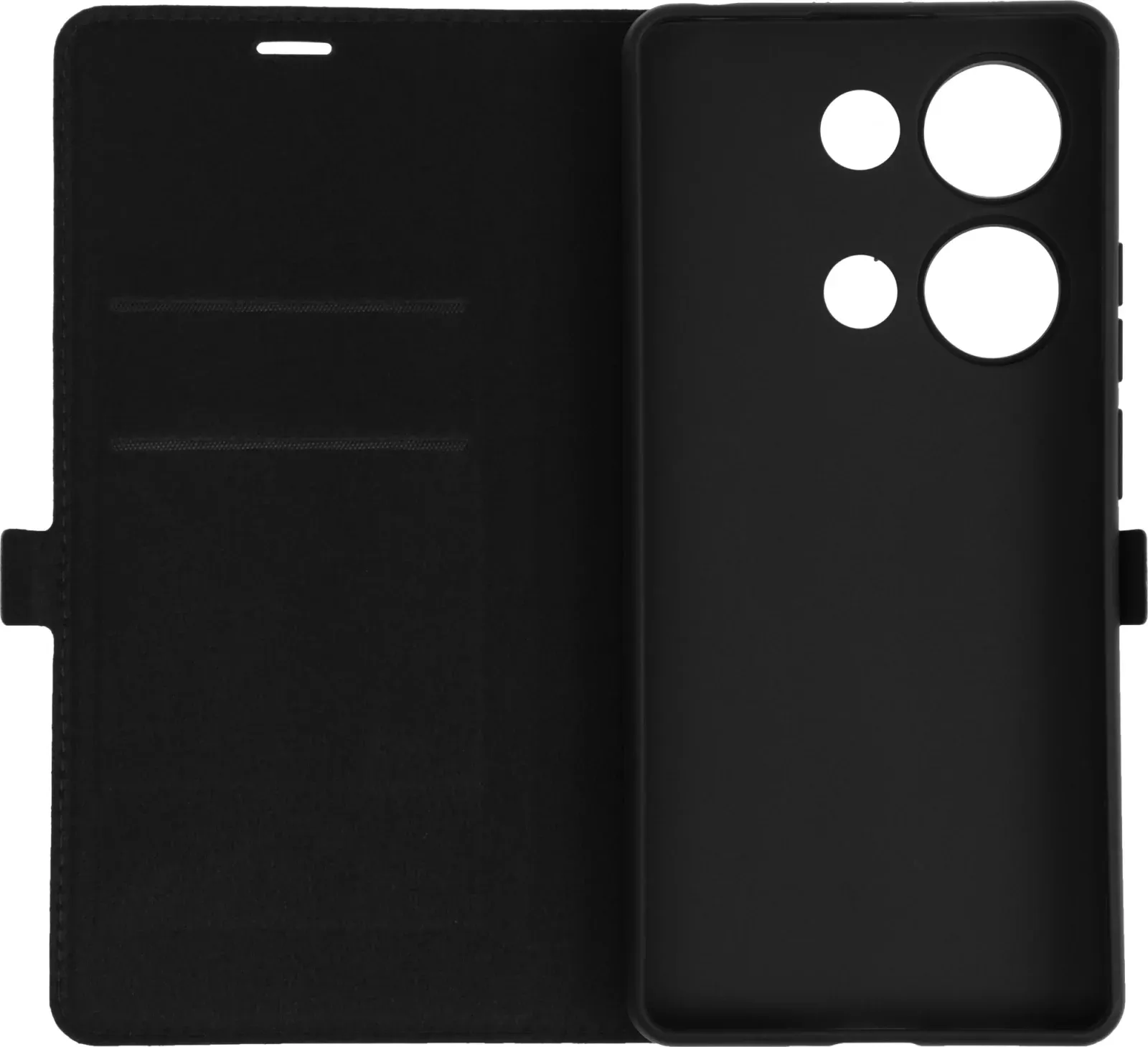 Чехол флип-кейс BoraSCO для Xiaomi Redmi Note 13 Pro 4G Book Case черный 72995 - фото 3