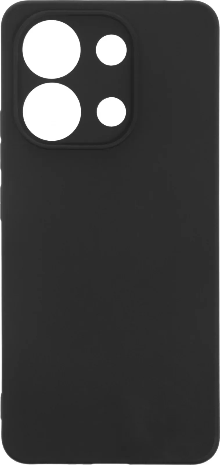 Чехол клип-кейс BoraSCO для Xiaomi Redmi Note 13 4G Silicone Case черный 73005 - фото 1
