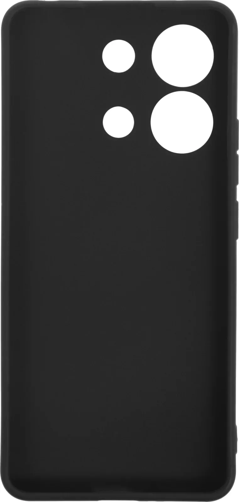 Чехол клип-кейс BoraSCO для Xiaomi Redmi Note 13 4G Silicone Case черный 73005 - фото 2
