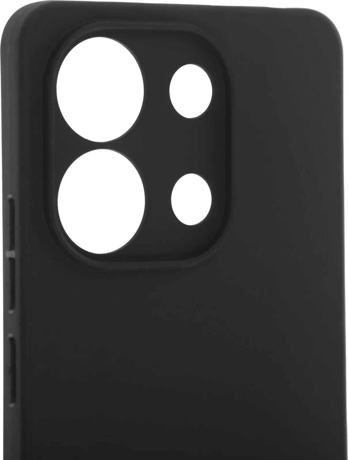 Чехол клип-кейс BoraSCO для Xiaomi Redmi Note 13 4G Silicone Case черный 73005 - фото 3